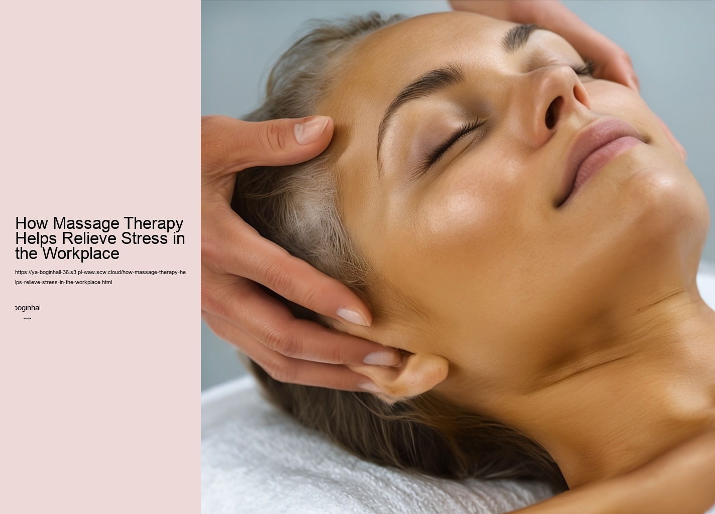 How Massage Therapy Helps Relieve Stress in the Workplace